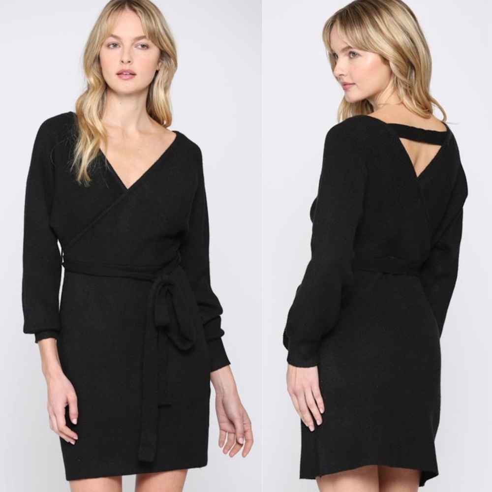 NWOT Abbeline Wrap Sweater Dress